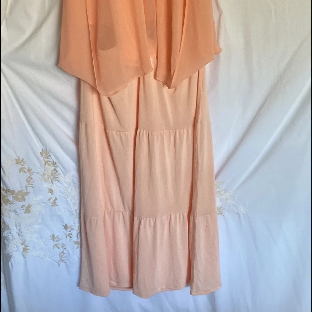 Nwot CROSBY Sz-XL MaxiSkirt,Light🍑Pink Color/Fabric-Soft,/Flowing/Comfortable
